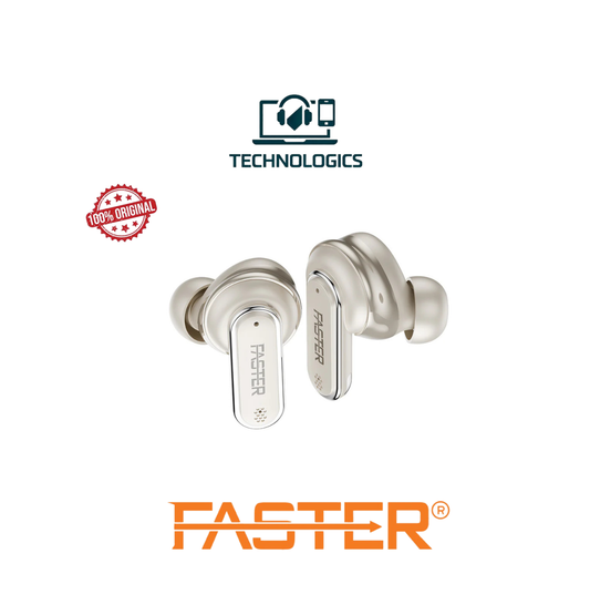 Faster Vizion Touch Display Wireless Earbuds