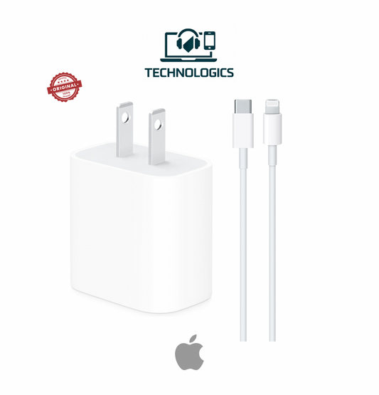 Apple Original 20W USB-C Power Adapter with Type-C to Lightning Cable