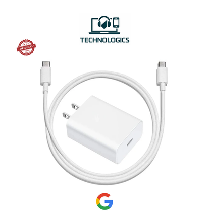 Original Google Pixel 30W USB-C Power Adapter with Type-C Cable